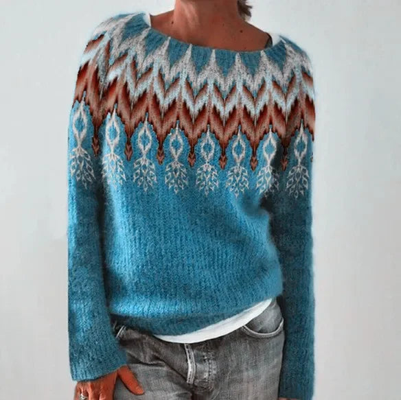 Damen Pullover mit Stilvollen Herbstdetails 7