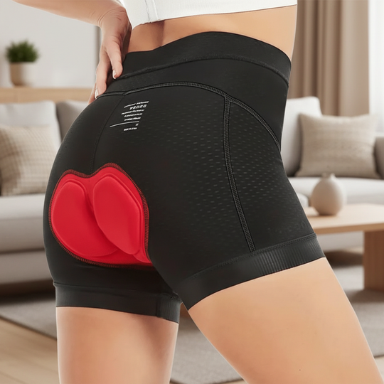 Damen Radhose Mit 4D-Gel-Polsterung Atmungsaktiv Rutschfest 0
