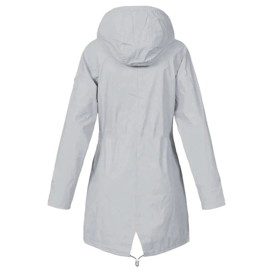 Damen Regenjacke ELSA mit verstellbarer Kapuze 3