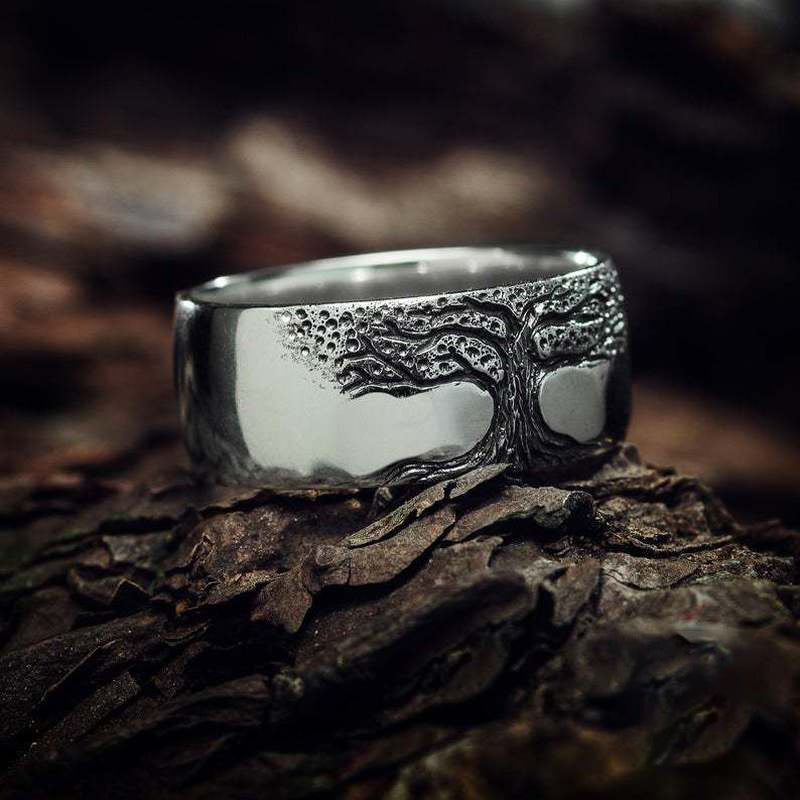 Damen Ring Lebensbaum Design 1