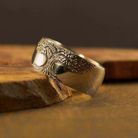 Damen Ring Lebensbaum Design 2