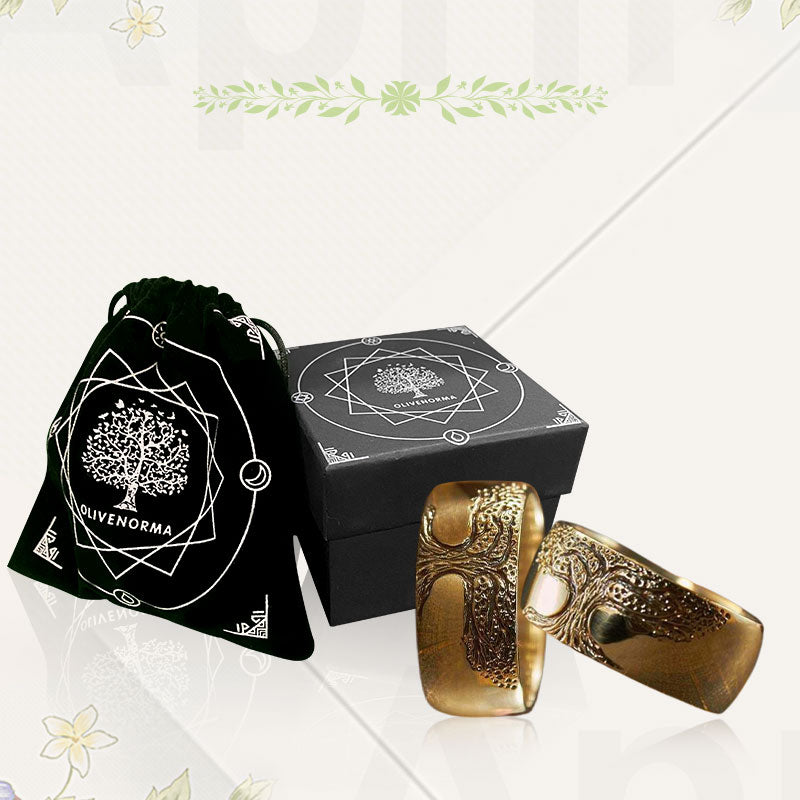 Damen Ring Lebensbaum Design 6