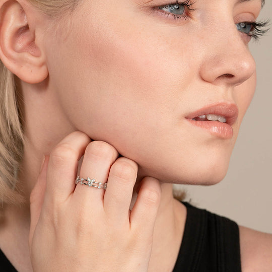 Damen Ring Schmetterlingsdesign 2