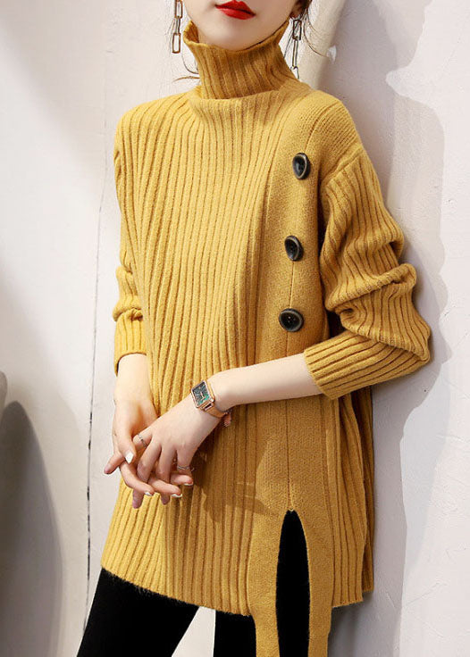 Damen Rollkragenpullover Strick für Herbst und Winter 1
