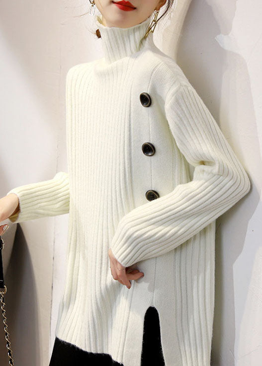 Damen Rollkragenpullover Strick für Herbst und Winter 3