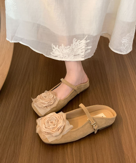 Damen Sandalen Slide mit Blumenmuster für Sommerliche Outfits 1