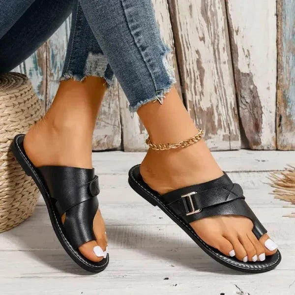 Damen Sandalen im Vintage-Stil mit Fußgewölbeunterstützung 2