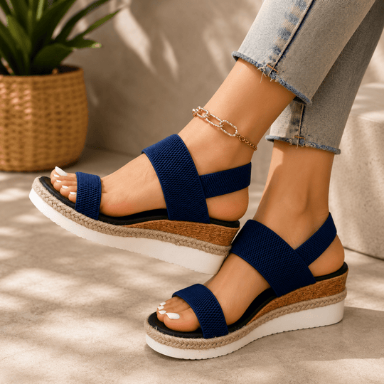 Damen Sandalen mit gepolsterter Sohle 4