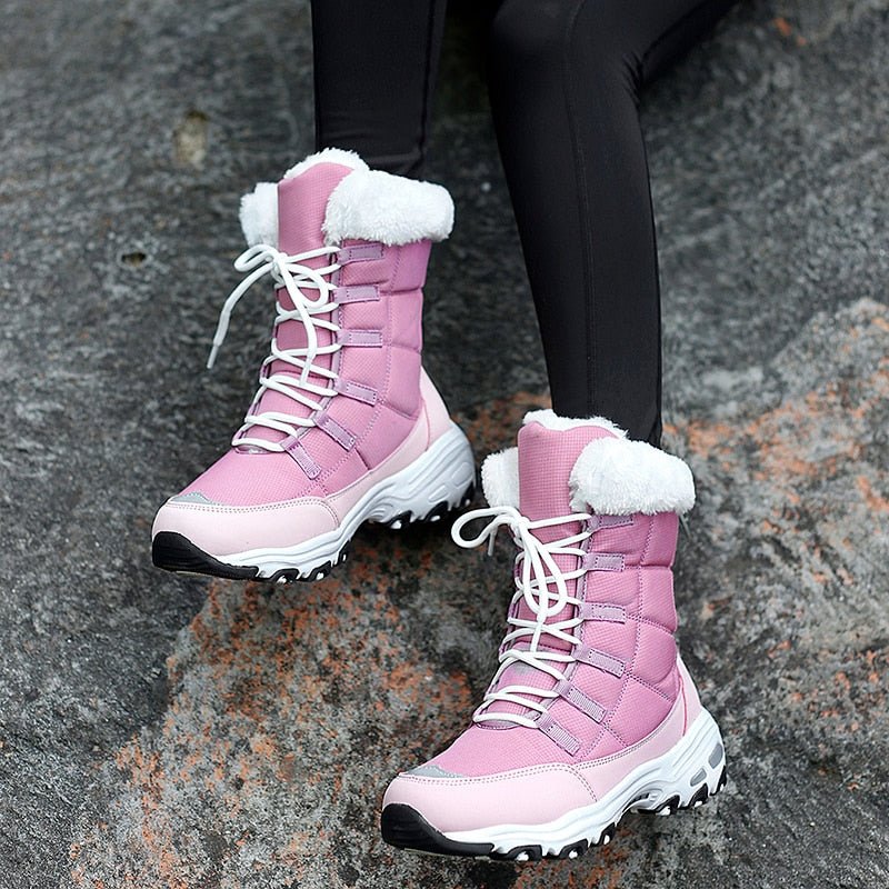 Damen Schneestiefel Warm gefüttert 3