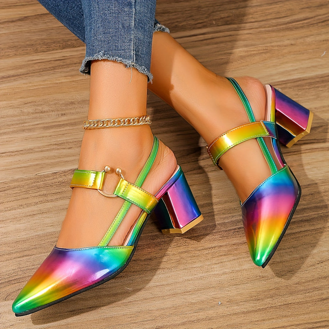 Damen Schuhe Absatz Modisch und Bequem 1