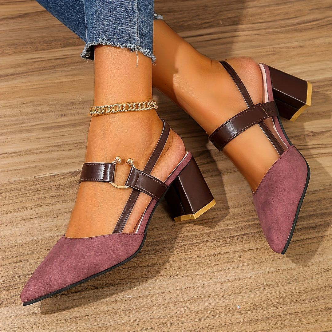 Damen Schuhe Absatz Modisch und Bequem 11