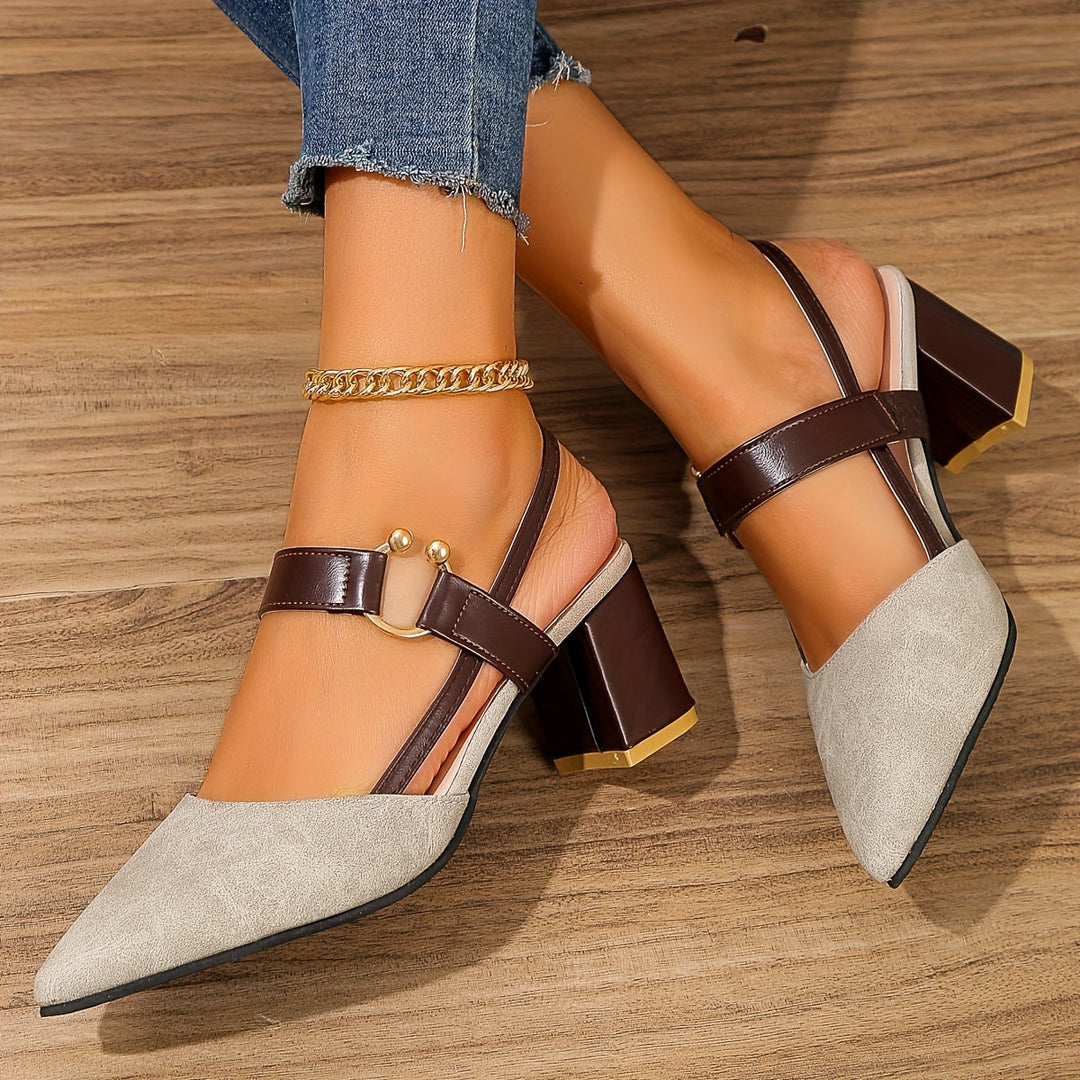 Damen Schuhe Absatz Modisch und Bequem 3