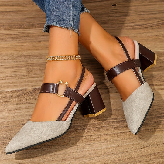 Damen Schuhe Absatz Modisch und Bequem 3