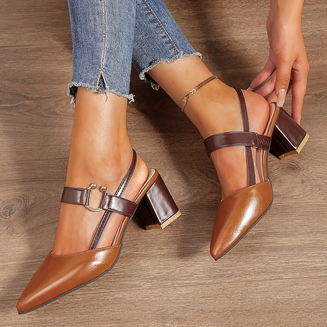 Damen Schuhe Absatz Modisch und Bequem 5