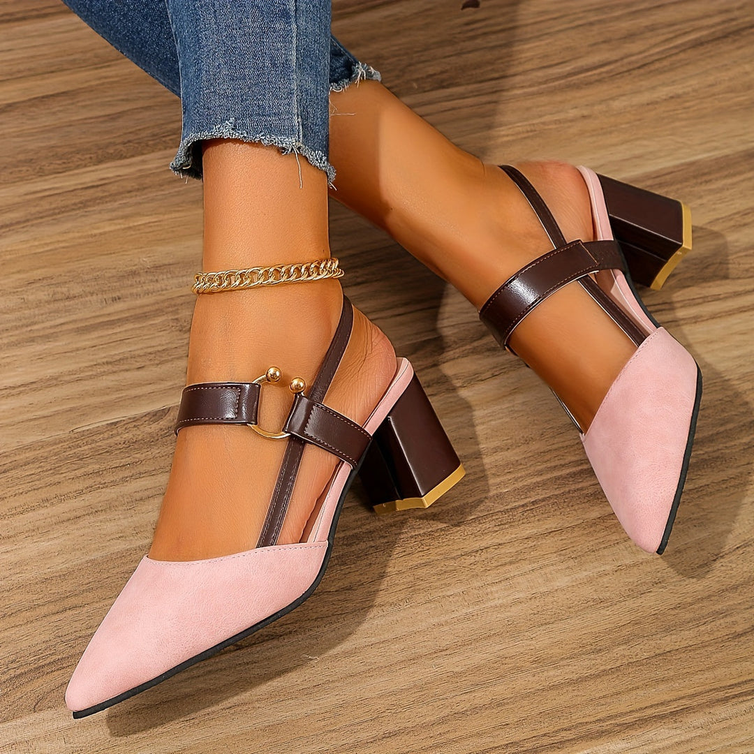 Damen Schuhe Absatz Modisch und Bequem 6