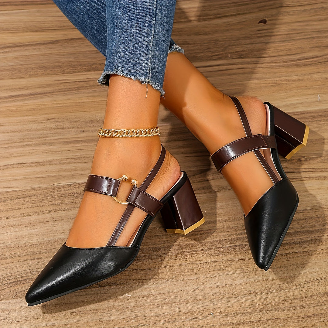Damen Schuhe Absatz Modisch und Bequem 8