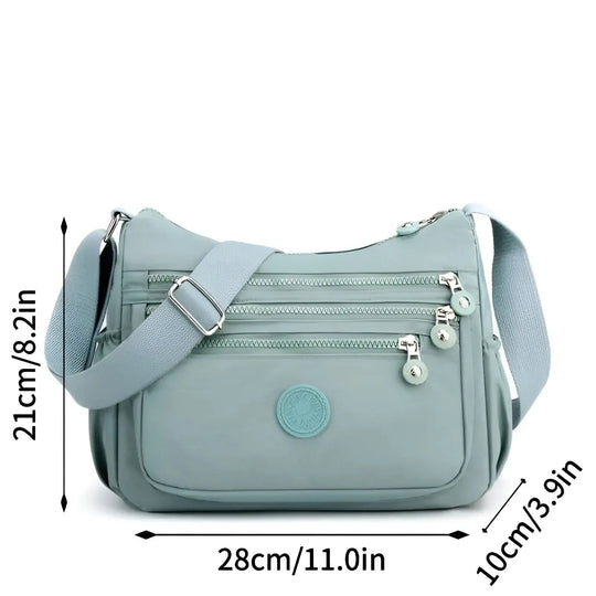 Damen Schultertasche Wasserdicht und Geräumig 4