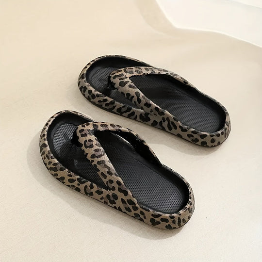 Damen Slipper mit Leopardenmuster für den Sommer 6