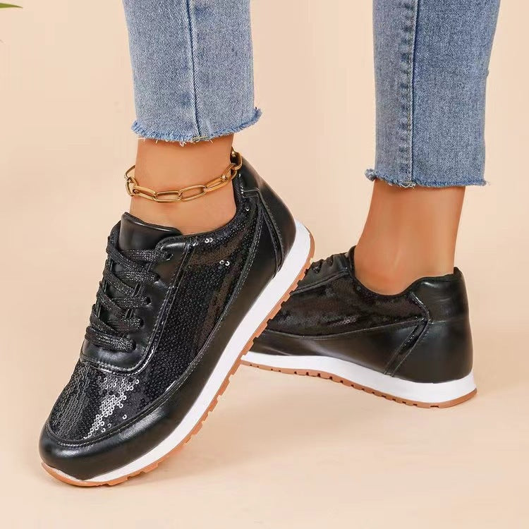 Damen Sneaker Glänzendes Design 2