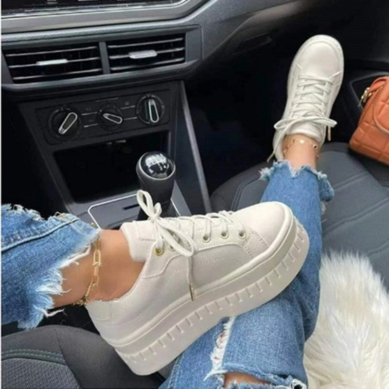 Damen Sneaker Plateau Modern und Bequem 5