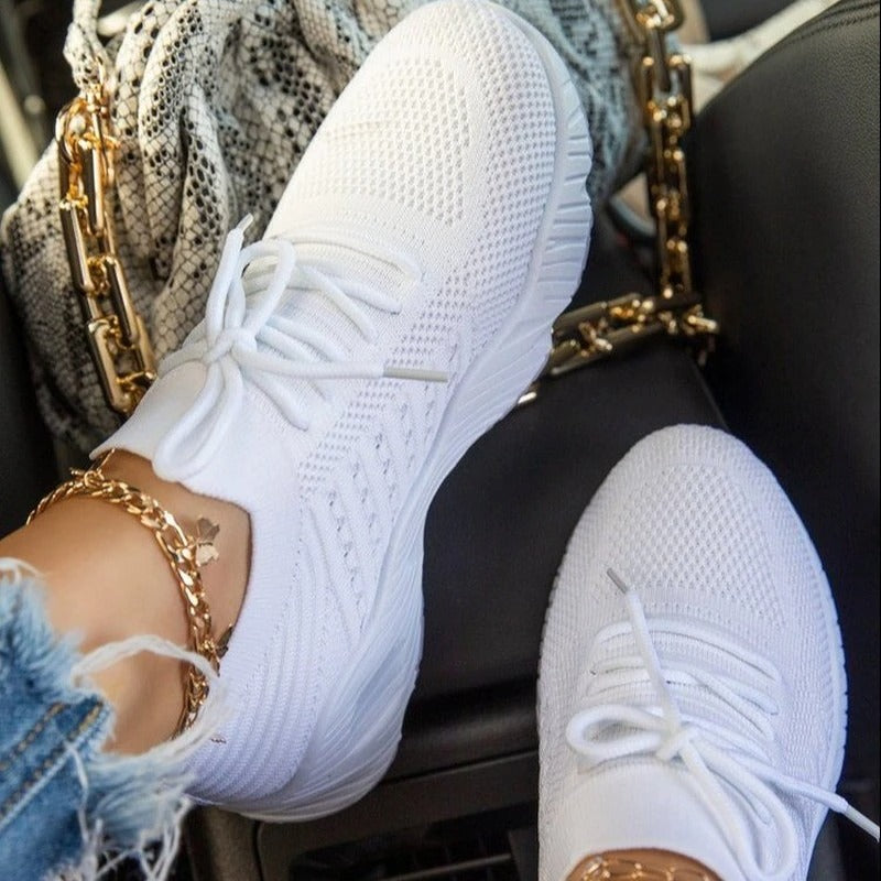Damen Sneaker Trendy und Bequem Vielfältig Kombinierbar 4