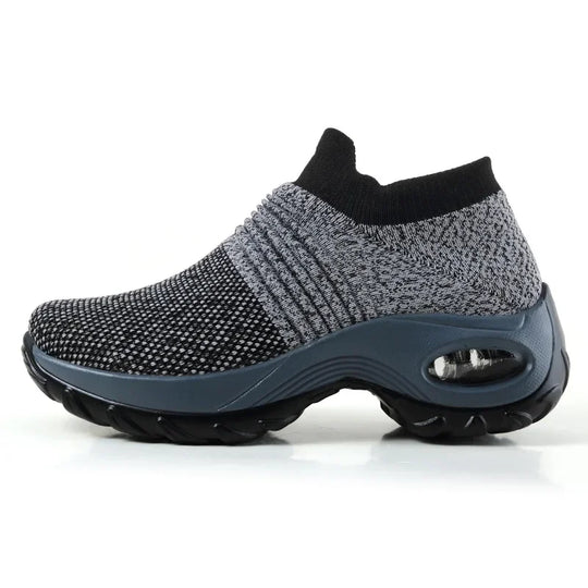 Damen Sneakers Erhöhter Absatz Atmungsaktives Obermaterial für Freizeit und Outdoor 5