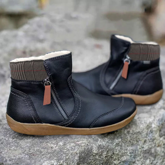 Damen Stiefel Wasserdicht mit Rutschfester Sohle 1