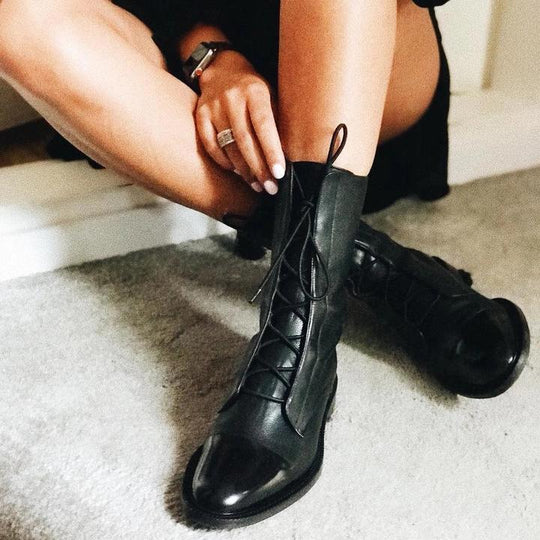 Damen Stiefel mit Hohem Absatz 1