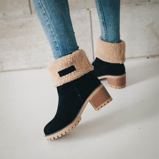 Damen Stiefel mit verstellbarem Schaft 4
