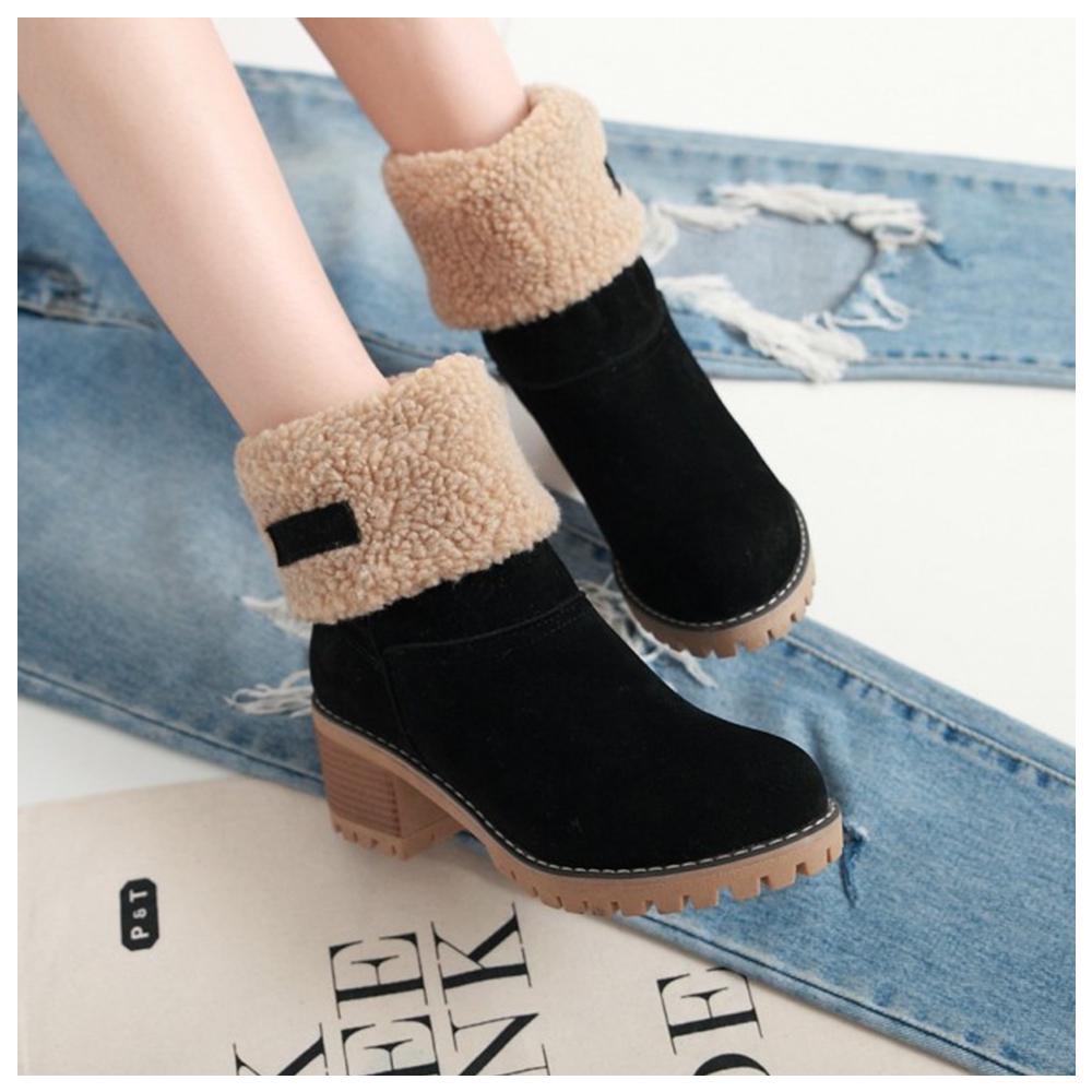 Damen Stiefel mit verstellbarem Schaft 8
