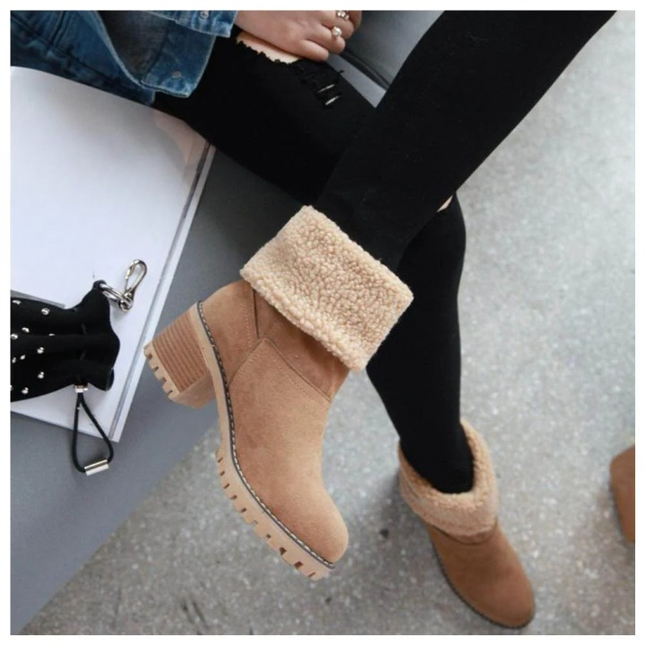 Damen Stiefel mit verstellbarem Schaft 9