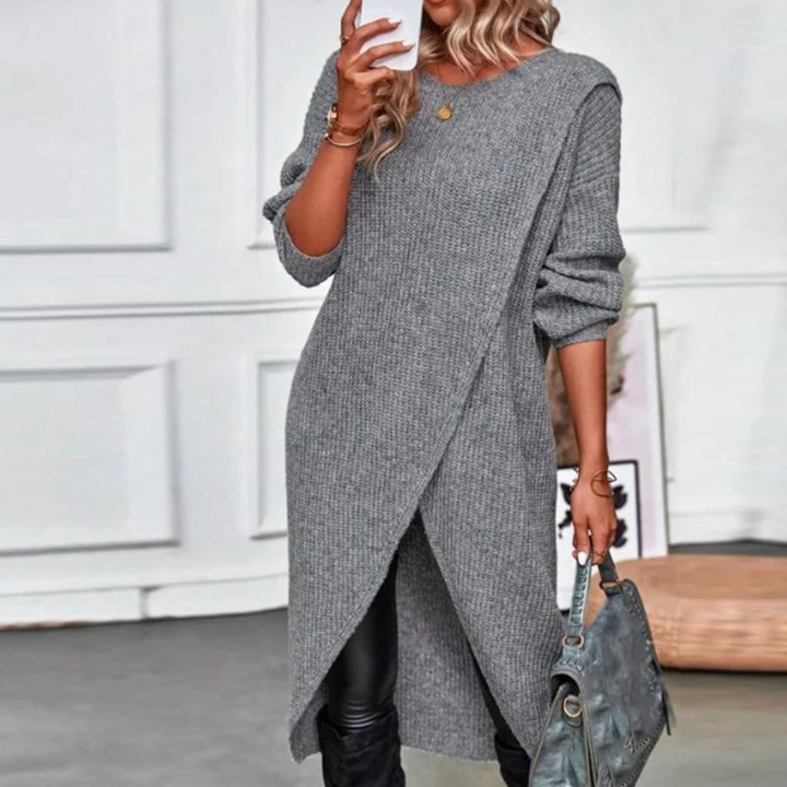 Damen Strickkleid für den Winter 1