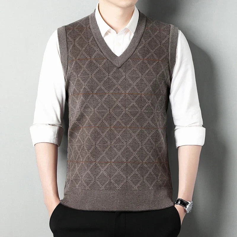 Damen Stricktop Lässig Wolle 1