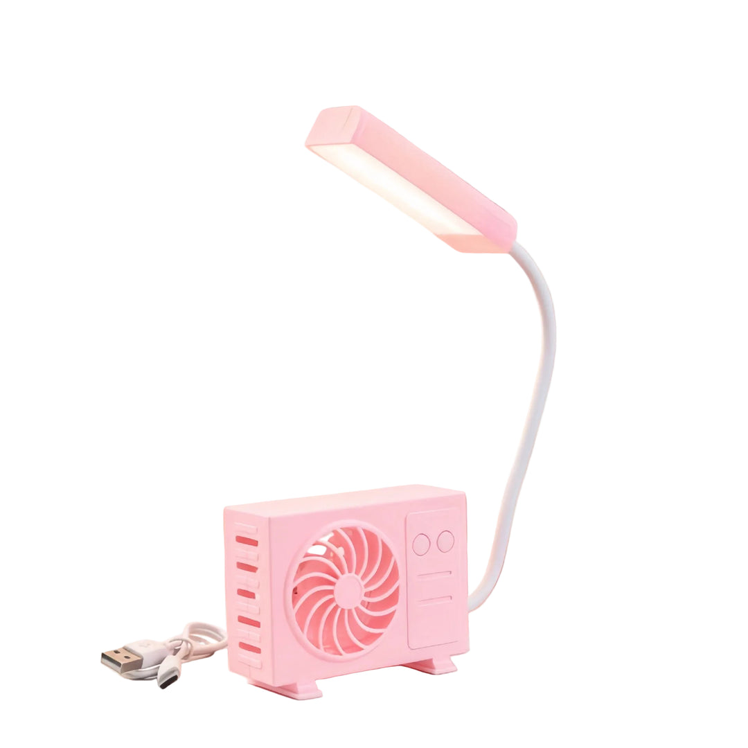 Damen Tischleuchte mit USB-Ventilator 6