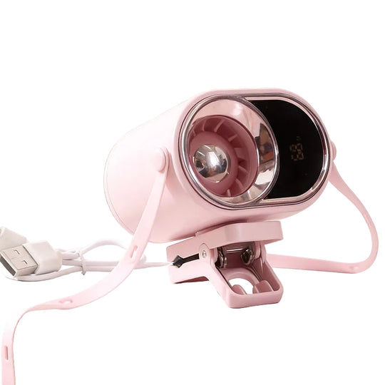 Damen Tischventilator Leise mit Klappbarem Klemmmechanismus für Büro und Zuhause 0