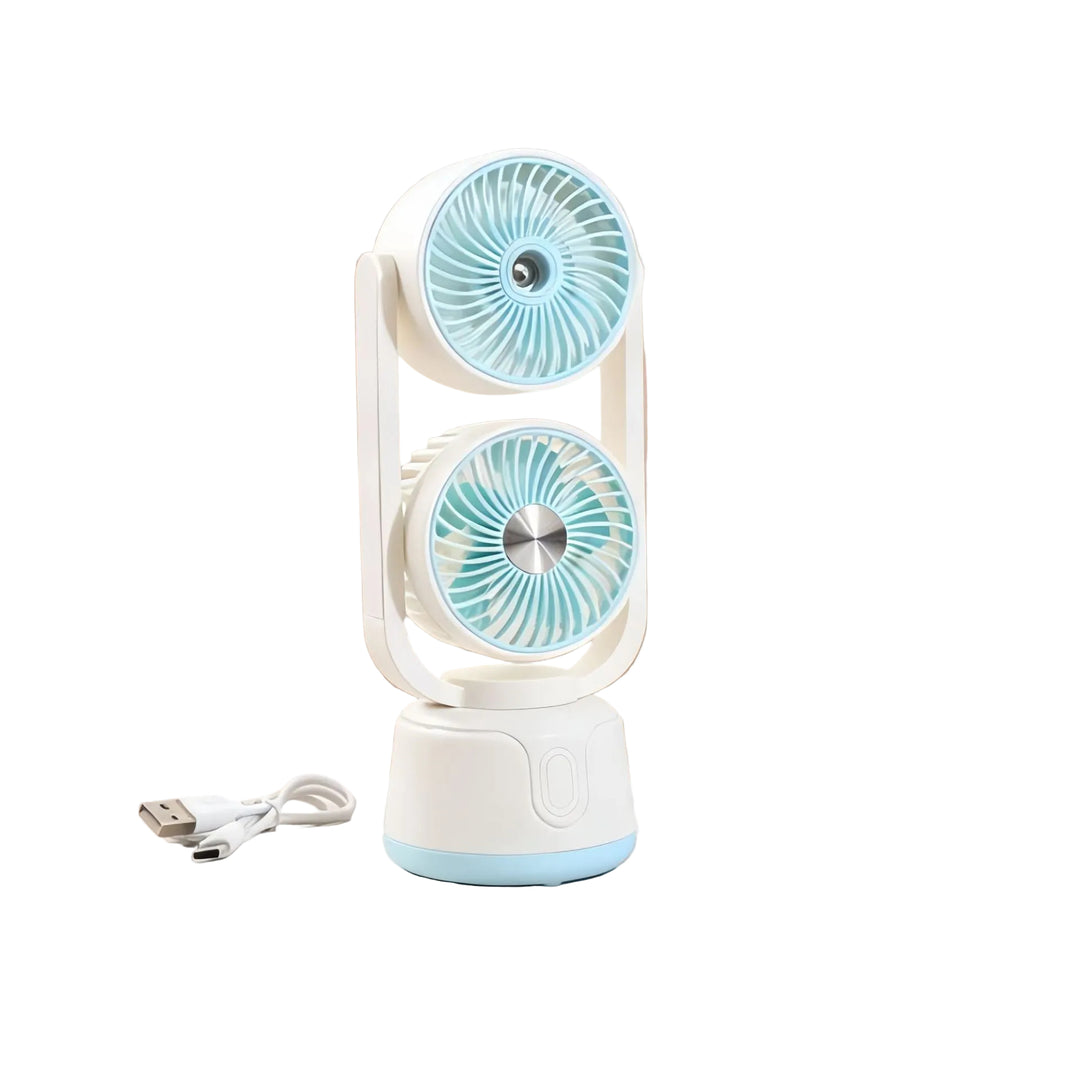 Damen Tischventilator mit Nebelfunktion Kompakt und Tragbar 0