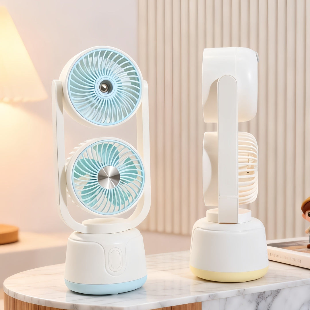 Damen Tischventilator mit Nebelfunktion Kompakt und Tragbar 4