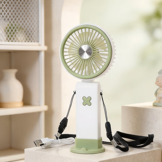 Damen Tragbarer Handventilator mit USB-Anschluss 6
