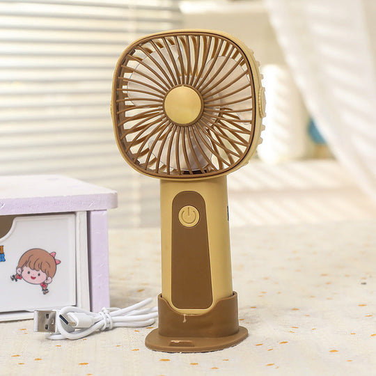 Damen Tragbarer Handventilator mit Verstellbarem Neigungswinkel 9