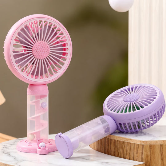 Damen Tragbarer Mini-Ventilator mit Spiraldesign 3