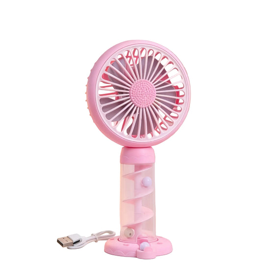 Damen Tragbarer Mini-Ventilator mit Spiraldesign 5