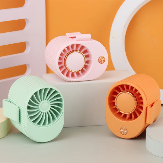 Damen Tragbarer Mini Ventilator Kompakt Handventilator Für Unterwegs 4