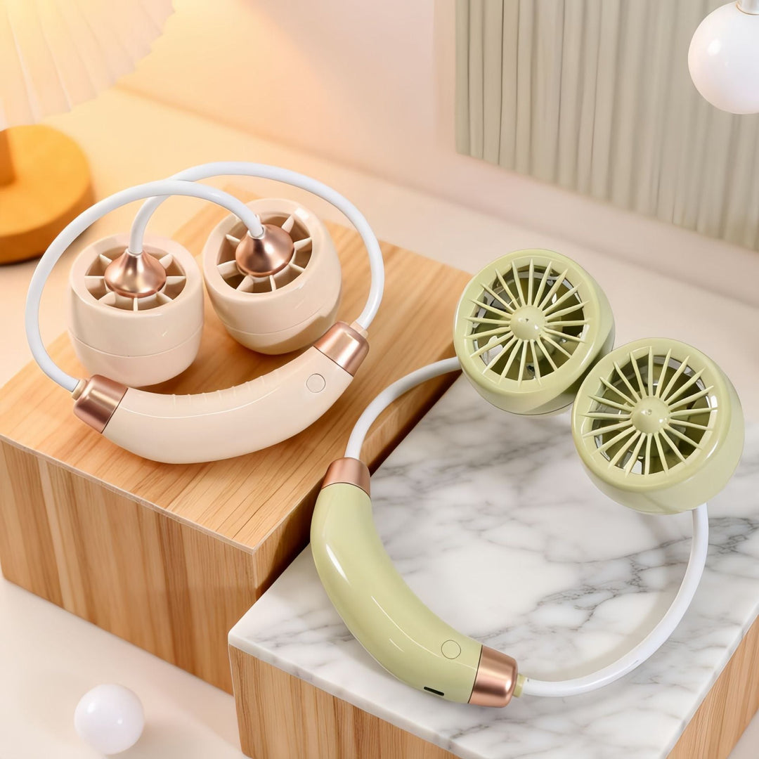 Damen Tragbarer Nackenventilator Flexibles Design 1