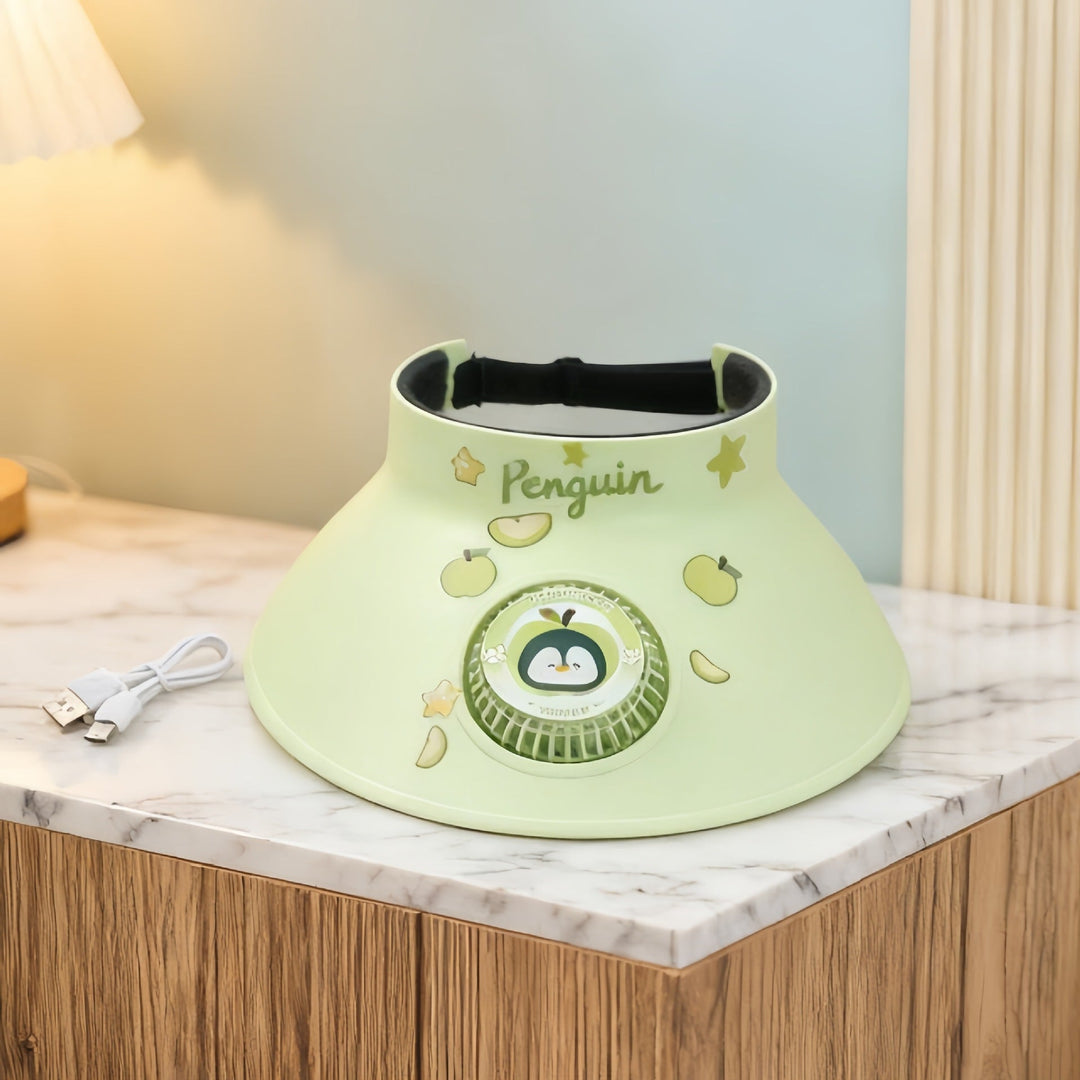 Damen Tragbarer Nackenventilator Mit Kinderfreundlichem Design 2