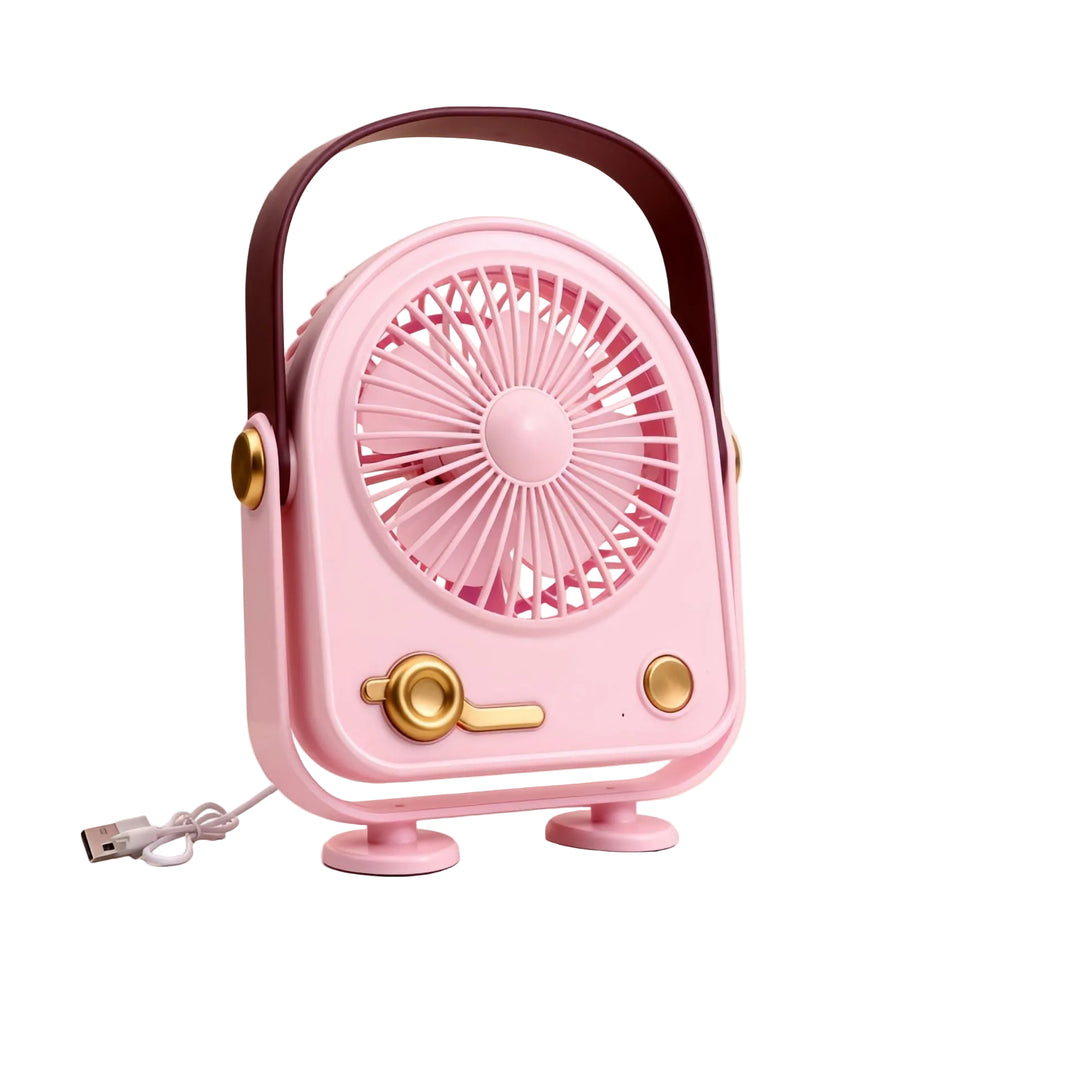 Damen Tragbarer Retro Ventilator Stilvoll und Mobil 5