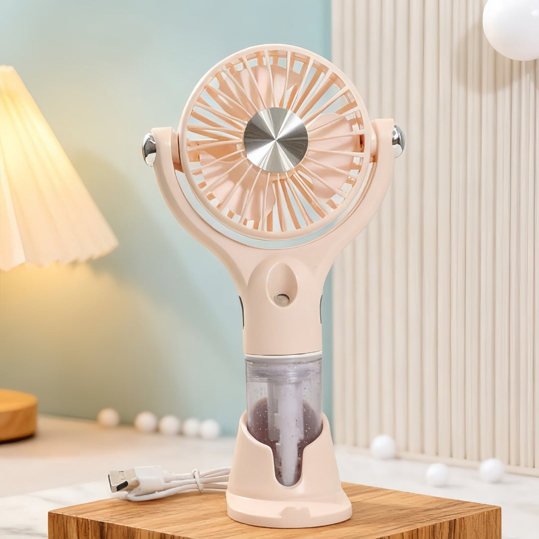 Damen Tragbarer Sprühventilator mit USB-Ladefunktion 2