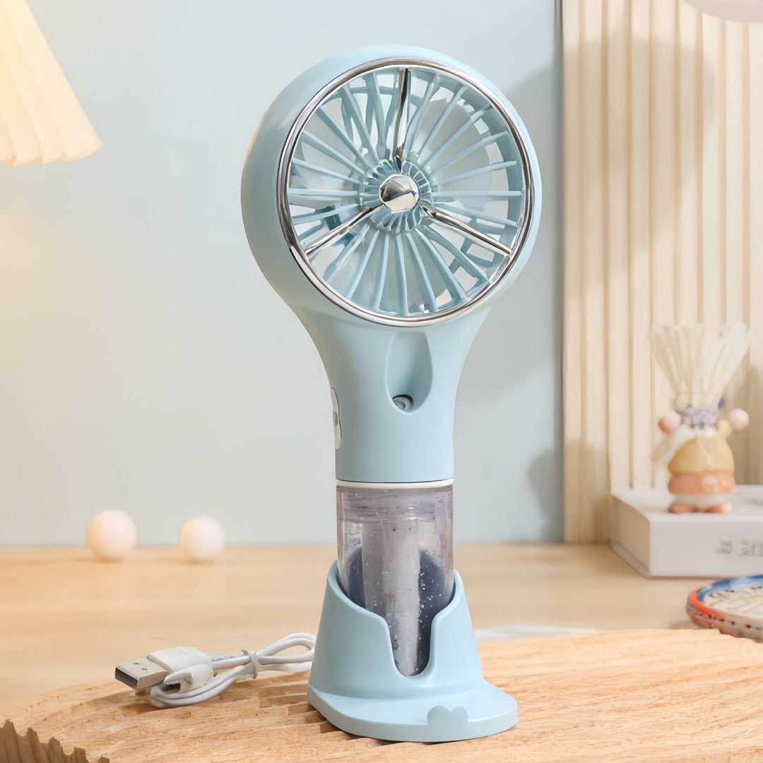 Damen Tragbarer Sprühventilator mit USB-Ladefunktion 4