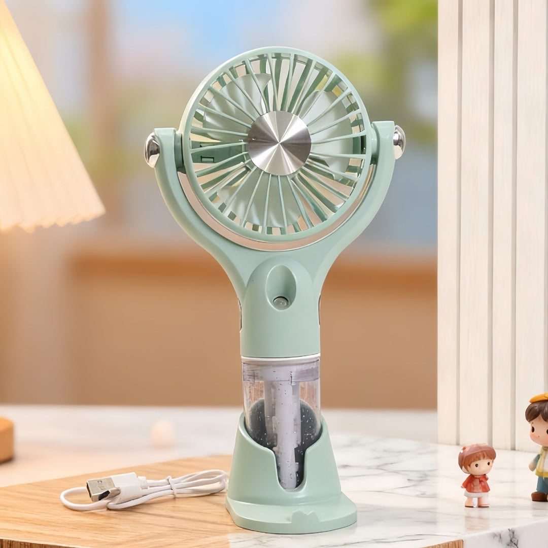 Damen Tragbarer Sprühventilator mit USB-Ladefunktion 7