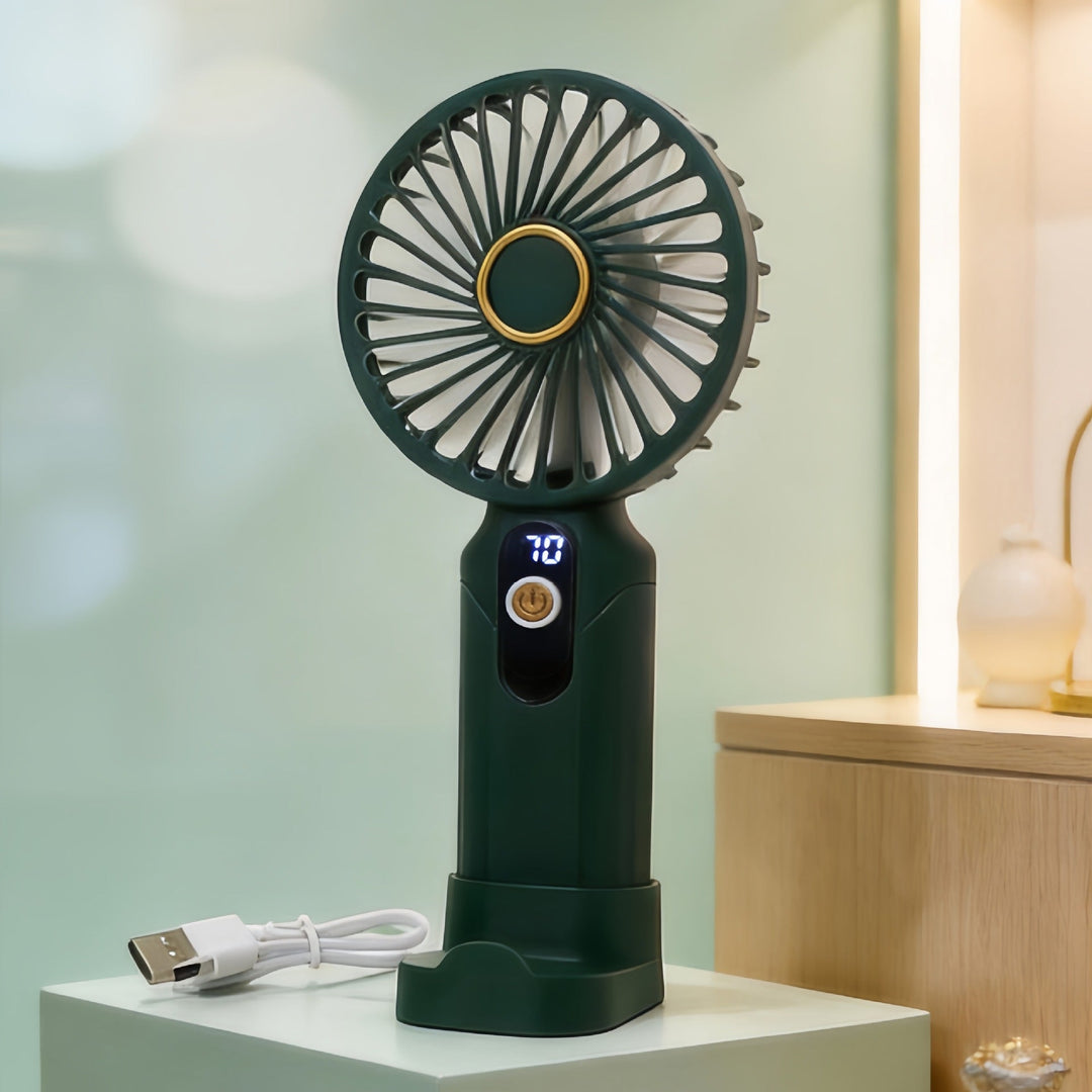 Damen Tragbarer USB-Ventilator Leise Kompakt 0