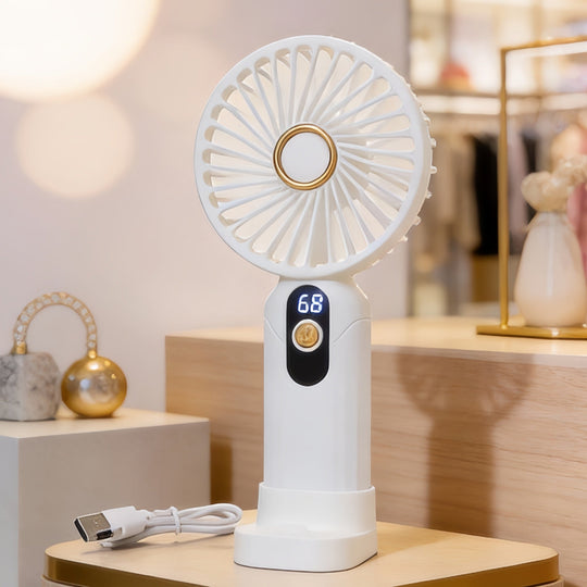Damen Tragbarer USB-Ventilator Leise Kompakt 6